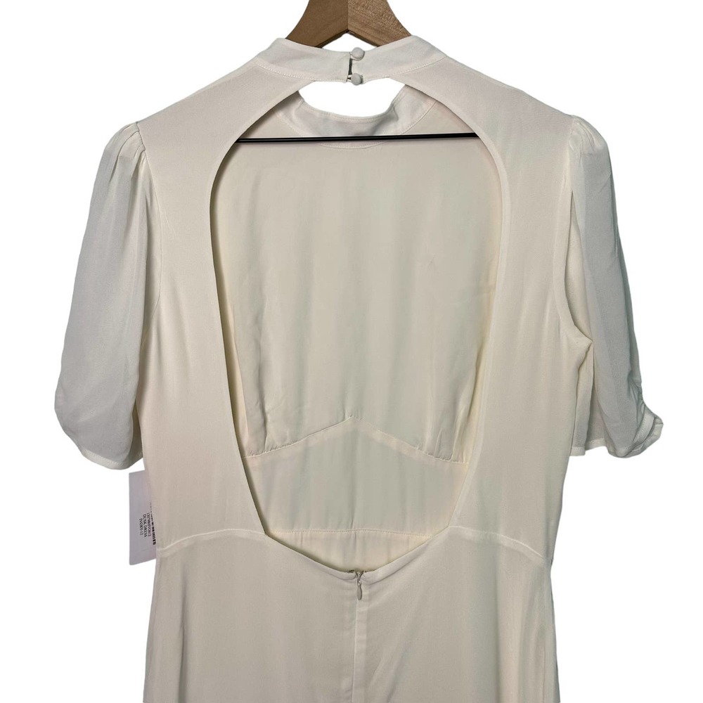 Reformation Dusk Dress in Ivory - Picture 5 of 11